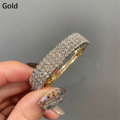 Girl Hairpin Hair Clips Fashion Metal Glitter Rhinestone Hair Clips for Women Hair Barrettes Ponytail Clip Hair Accessories