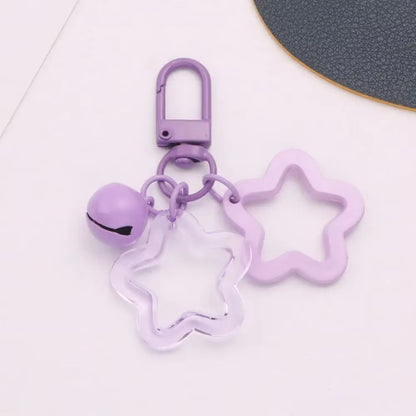 1Pc Flower Pendant Keychains for Women Bag Charm Key Chain Car Key Ring Pendant for Purse Handbag Bag Keychain
