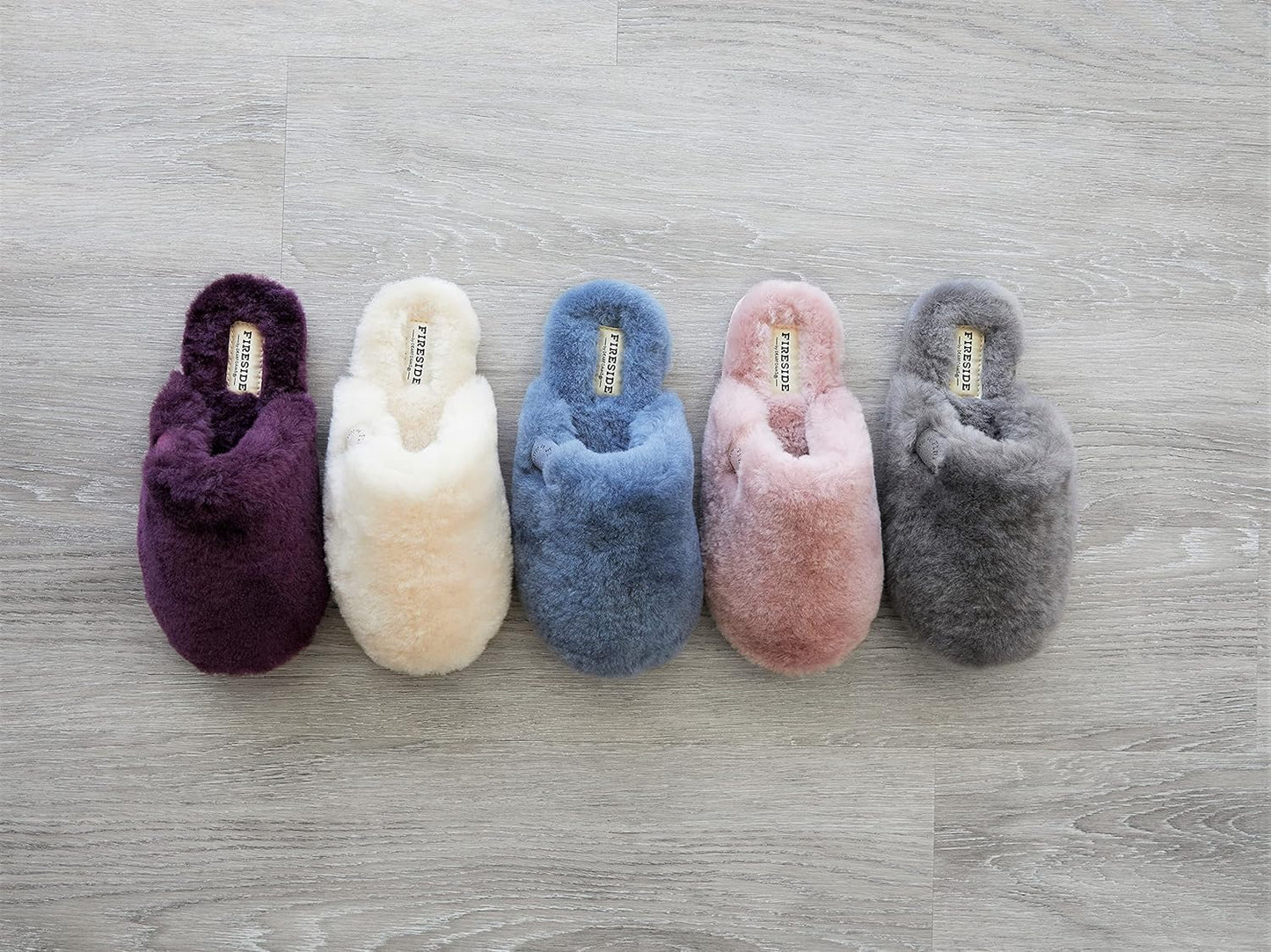 Womens Shelly Beach All over Genuine Shearling Easy On/Off Scuff