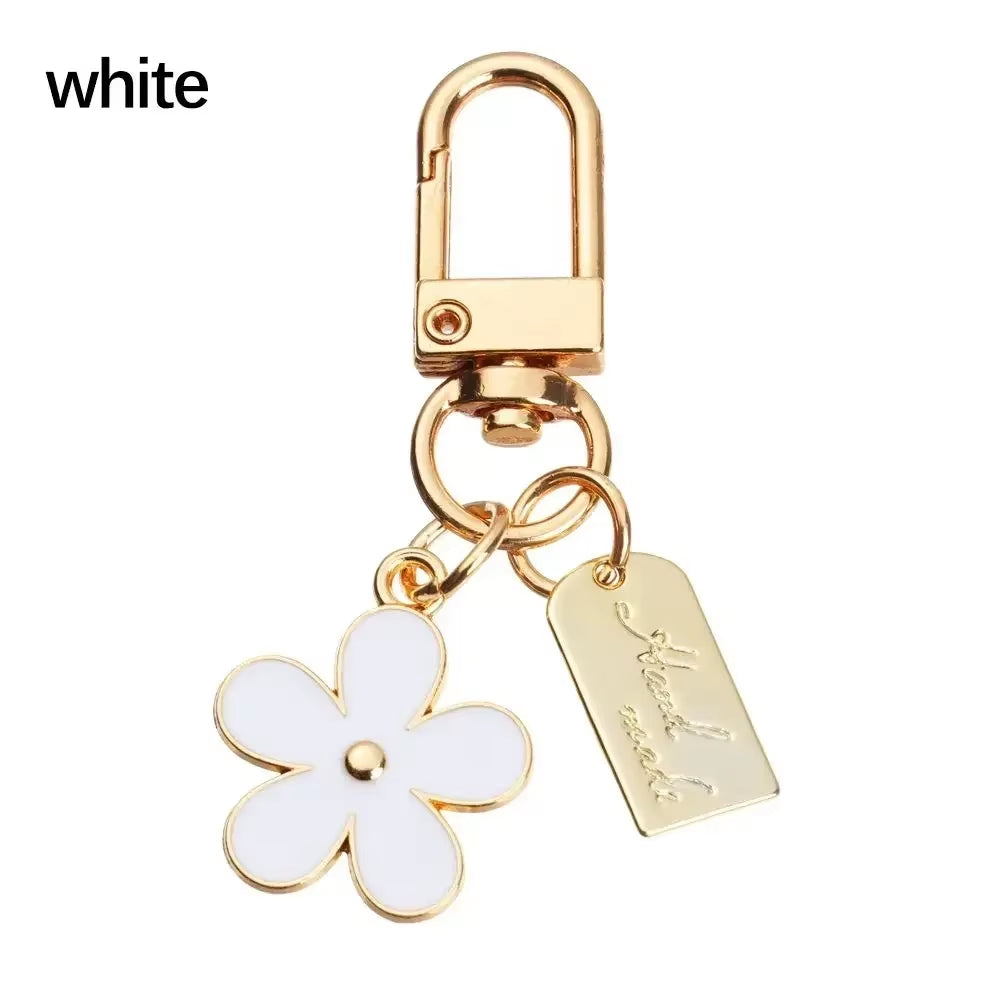 1Pc Flower Pendant Keychains for Women Bag Charm Key Chain Car Key Ring Pendant for Purse Handbag Bag Keychain