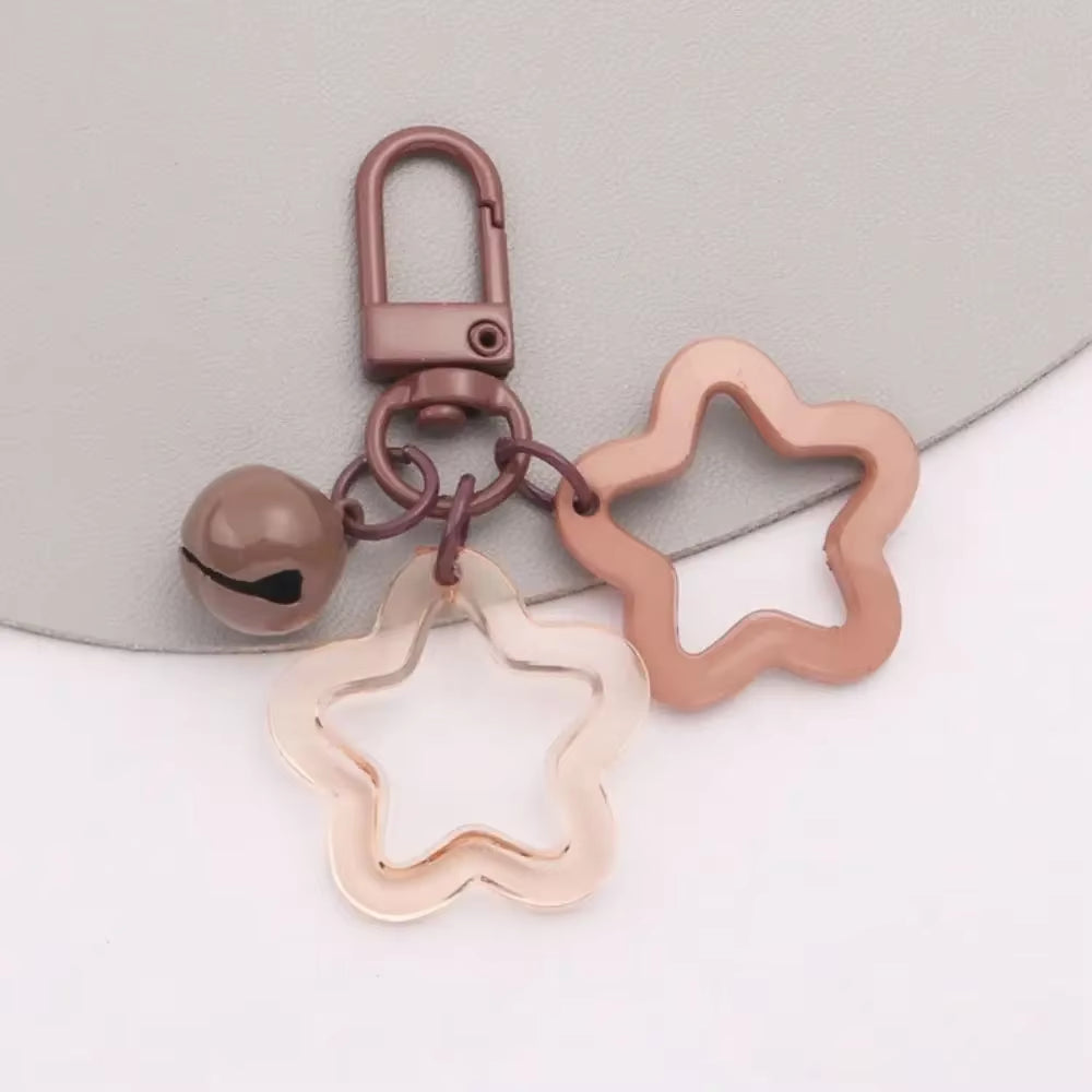 1Pc Flower Pendant Keychains for Women Bag Charm Key Chain Car Key Ring Pendant for Purse Handbag Bag Keychain