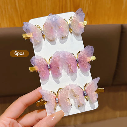 12 Sweet Wind Butterfly Hair Clips Cute Hair Clips Suitable for Daily Use Hair Accessories