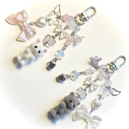 Calico Critters Persian Cat Twins Keychains