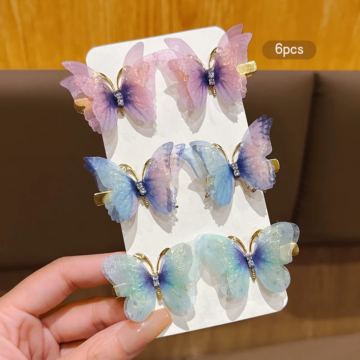 12 Sweet Wind Butterfly Hair Clips Cute Hair Clips Suitable for Daily Use Hair Accessories